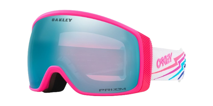 Lyžiarske okuliare Oakley Flight Tracker M White Bolt Prizm Snow Sapphire Iridium - 2024/25