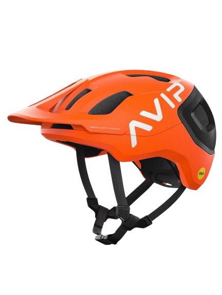 Cyklistická prilba POC Axion Race MIPS Fluorescent Orange/Uranium Black Matt - 2024