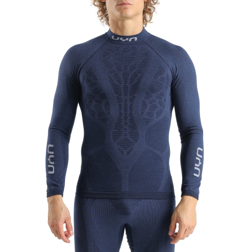 Funkčné tričko UYN Man Elevatyon Biomorph UW Shirt Long SL Turtle New Neck Indaco - 2024/25