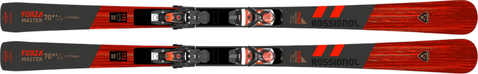 Zjazdové lyže Rossignol Forza 70° V-Ti Master R22 + SPX 12 Race Metrix Black Hot Red - 2024/25