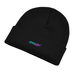 Čiapka Oakley B1B Gradient Patch Beanie Blackout