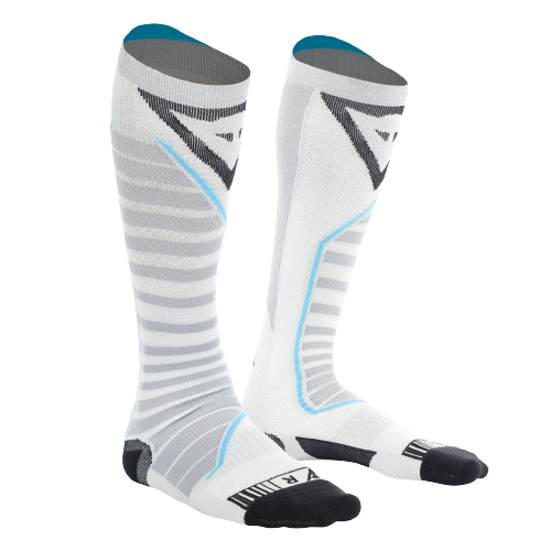 Lyžiarske ponožky Dainese Dry Long Socks Black/Blue - 2023/24