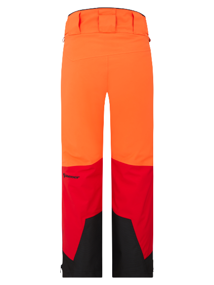 Lyžiarske nohavice Ziener Tewes Full-Zip Junior Teamwear Red Orange Pop - 2024/25