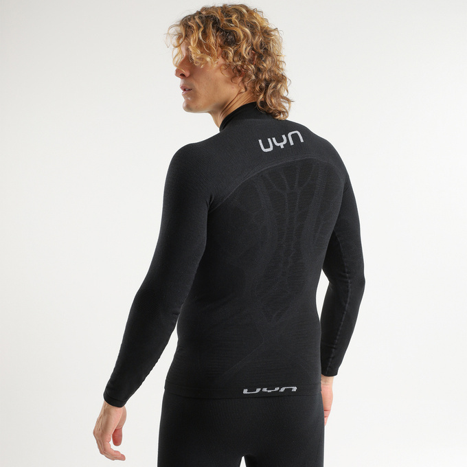 Funkčné tričko UYN Man Elevatyon Biomorph UW Shirt Long SL Turtle New Neck Black - 2024/25