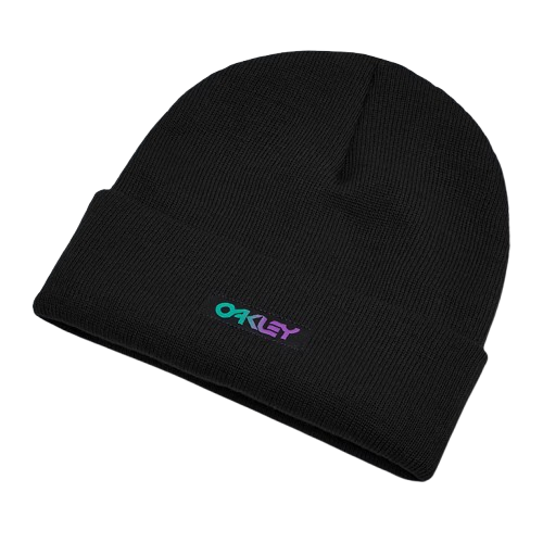 Čiapka Oakley B1B Gradient Patch Beanie Blackout