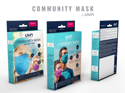 Ochranná maska UYN COMMUNITY MASK UNISEX BLACK