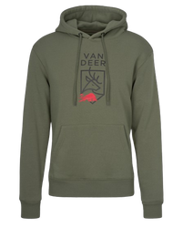 Mikina s kapucňou Van Deer Logo Hoodie Khaki - 2024/25