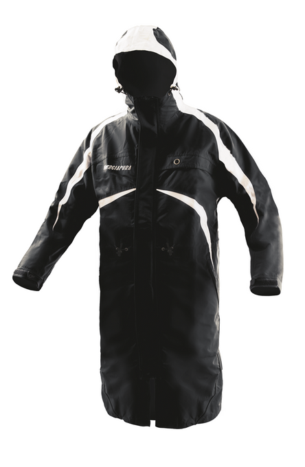 Pláštenka ENERGIAPURA Raincoat Rain Black/Black/White - 2022/23