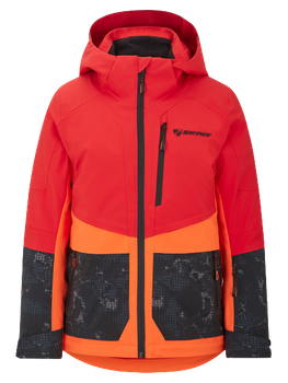 Bunda Ziener Trivor Lady Padded Red Orange Pop - 2024/25