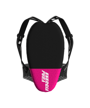 Chránič ENERGIAPURA Long Back Protector Adj Polygonal Fuxia/Black - 2023/24