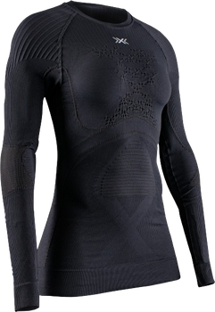 Funkčné tričko X-bionic Energy Accumulator 4.0 Shirt LG SL Wmn Opal Black/Arctic White - 2024/25