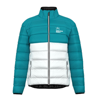 Izolační bunda HEAD Race Kinetic Jacket Men Blue/White - 2024/25