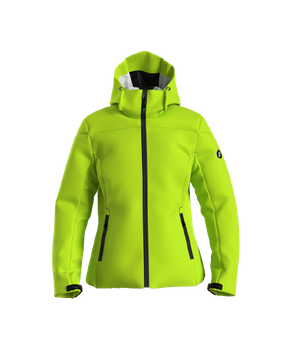 Lyžiarska bunda ENERGIAPURA Jacket With Hood Flond Lady Unicolor Acid Green - 2023/24