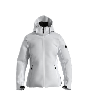 Lyžiarska bunda ENERGIAPURA Jacket With Hood Flond Lady Unicolor White - 2023/24