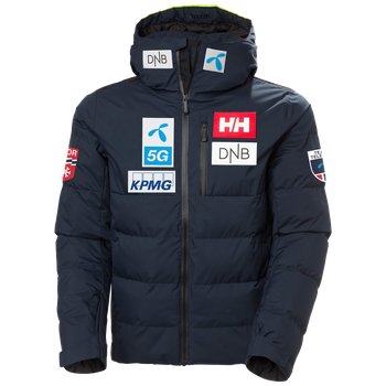 Lyžiarska bunda Helly Hansen Kvitfjell Race Puffy Jacket Navy NSF Team - 2024/25