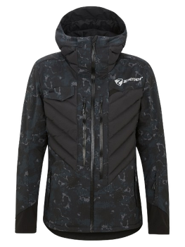 Lyžiarska bunda Ziener RCE Coach Jacket Unisex Black Foggy Print - 2024/25