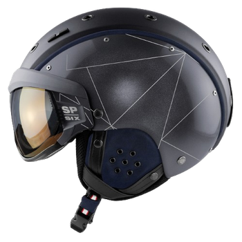 Lyžiarska helma Casco SP-6 Limited Black Geometric - 2024/25
