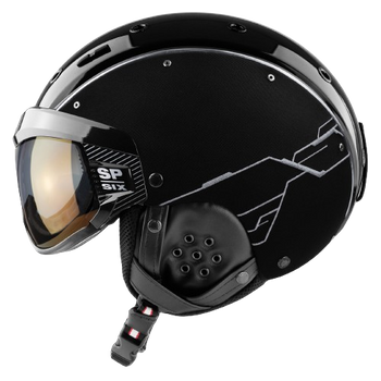 Lyžiarska helma Casco SP-6 Limited Circuit Black Silver - 2024/25