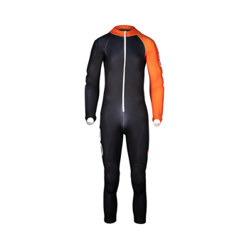 Lyžiarska kombinéza POC Skin Gs Jr Uranium Black/Zink Orange  - 2022/23