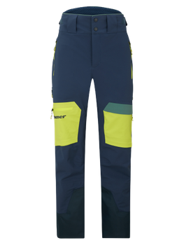 Lyžiarske nohavice Ziener Tewes Full-Zip Man Dark Navy Lime - 2024/25