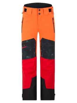 Lyžiarske nohavice Ziener Tewes Full-Zip Man Red Orange Pop - 2024/25