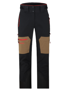 Lyžiarske nohavice Ziener Tewes Full-Zip Man Walnut Red - 2024/25