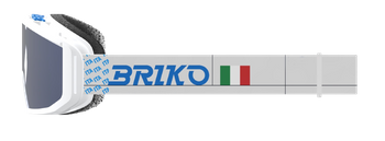 Lyžiarske okuliare Briko Vulcano Mask Italia White/Science Blue - 2024/25