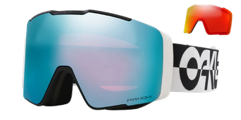 Lyžiarske okuliare Oakley Line Miner Pro L Black White Duality Prizm Sapphire + náhradné zorníky Prizm Torch - 2024/25