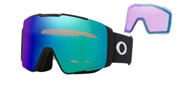 Lyžiarske okuliare Oakley Line Miner Pro L Matte Black Prizm Argon + náhradné zorníky Prizm Iced - 2024/25