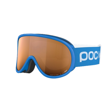 Lyžiarske okuliare POC Pocito Retina Fluorescent Blue/Partly Sunny Light Orange - 2024/25