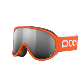 Lyžiarske okuliare POC Pocito Retina Fluorescent Orange/Partly Sunny Silver - 2024/25