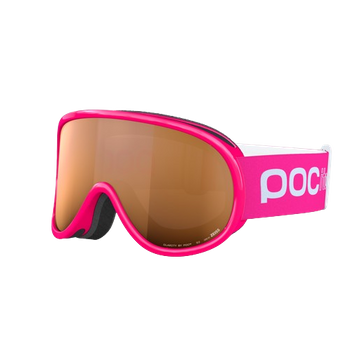 Lyžiarske okuliare POC Pocito Retina Fluorescent Pink/Partly Sunny Light Orange - 2024/25