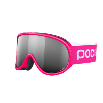 Lyžiarske okuliare POC Pocito Retina Fluorescent Pink/Partly Sunny Silver - 2024/25