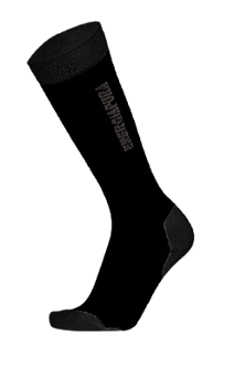 Lyžiarske ponožky ENERGIAPURA Long Socks Top Silk Anthracite - 2022/23