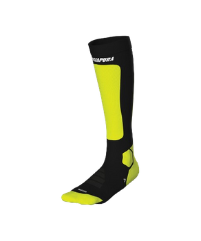 Lyžiarske ponožky Energiapura Heat Merino Socks Fluo Yellow/Black - 2024/25