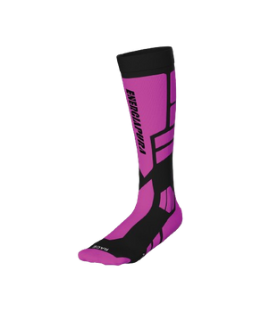 Lyžiarske ponožky Energiapura PRO Socks Fluo Fuxia/Black - 2024/25