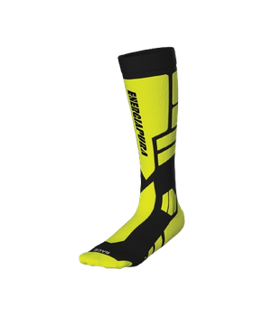 Lyžiarske ponožky Energiapura PRO Socks Fluo Yellow/Black - 2024/25