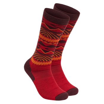 Lyžiarske ponožky Oakley Wandrelust Perf Socks 2.0  Grenache Norway Pattern