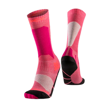 Lyžiarske ponožky X-socks Ski Discover OTC JR Light Pink/Light Sand - 2024/25