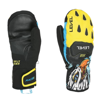 Lyžiarske rukavice Level Race Replica Mitt Yellow-Blue - 2024/25