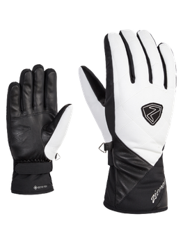 Lyžiarske rukavice Ziener Kamea GTX Lady Glove Black White - 2024/25