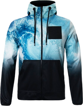 Mikina ENERGIAPURA Sweatshirt Full Zip With Hood Life Wave Junior - 2022/23