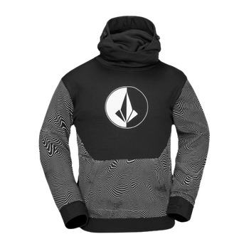 Mikina s kapucňou Volcom Hydro Riding Hoodie Black Print - 2024/25