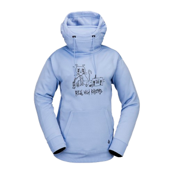 Mikina s kapucňou Volcom Hydro Riding Hoodie Crystal Blue - 2024/25