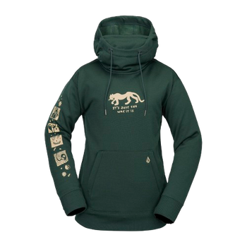 Mikina s kapucňou Volcom Hydro Riding Hoodie Scarab - 2024/25