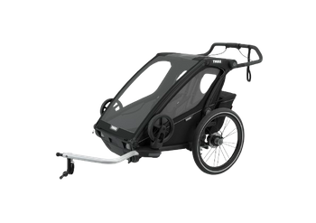 Príves na Bicykel Thule Chariot Sport 2-seat Multisport Bike Trailer Midnight Black - 2024