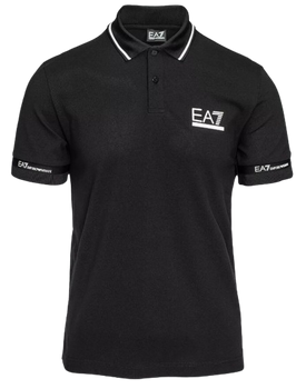 Tričko Emporio Armani Man Jersey Polo Black