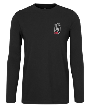 Tričko Van Deer Crew Longsleeve Black - 2024/25