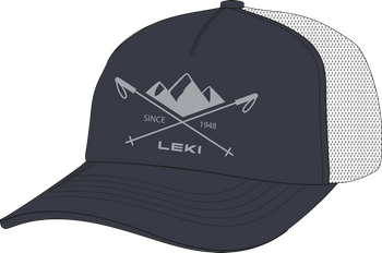 Viečko LEKI Outdoor Cap Ensign Blue/White/Arctic Ice