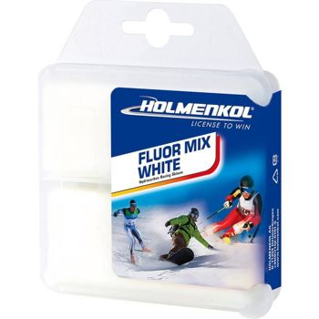 Zjazdový vosk HOLMENKOL Fluormix White 2x35g